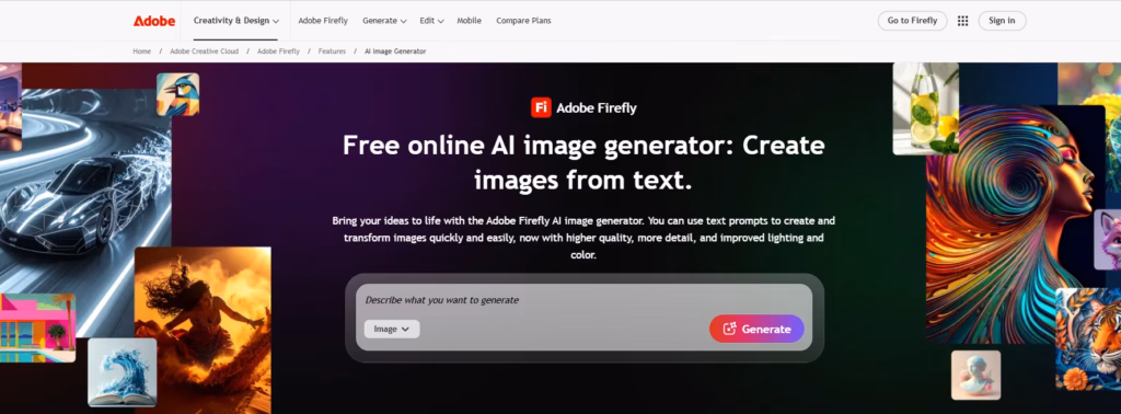 Adobe Firefly - AI Image Generators