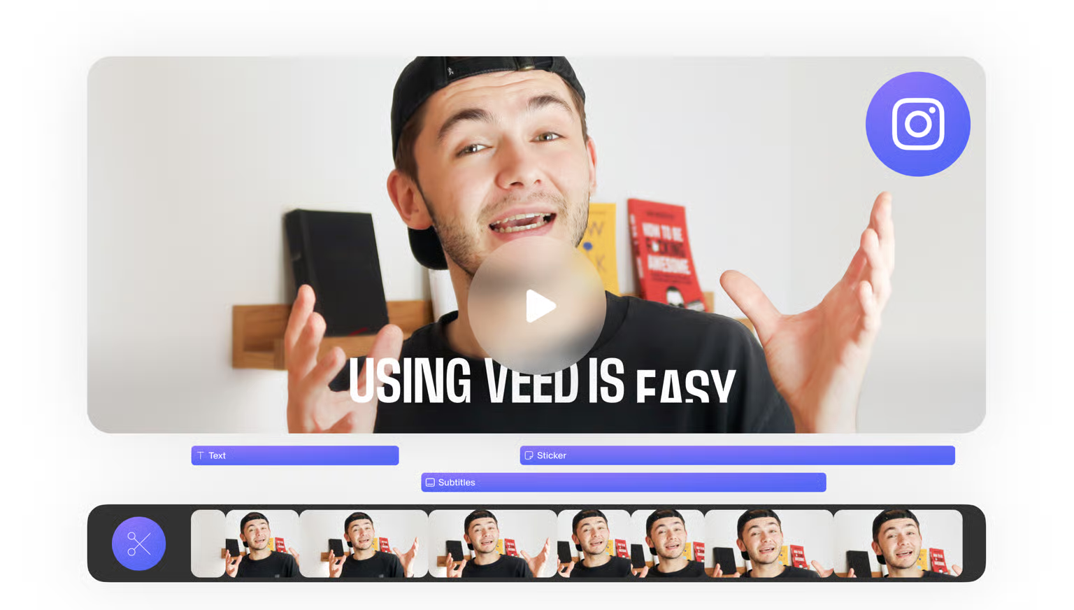 Using Veed AI Instagram Reels Maker