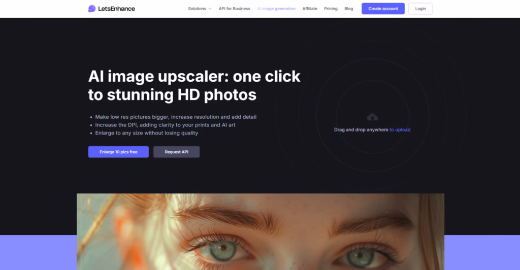 Let’s Enhance AI Image upscaler