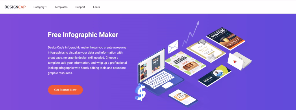 DesignCap Free Infographic Maker 