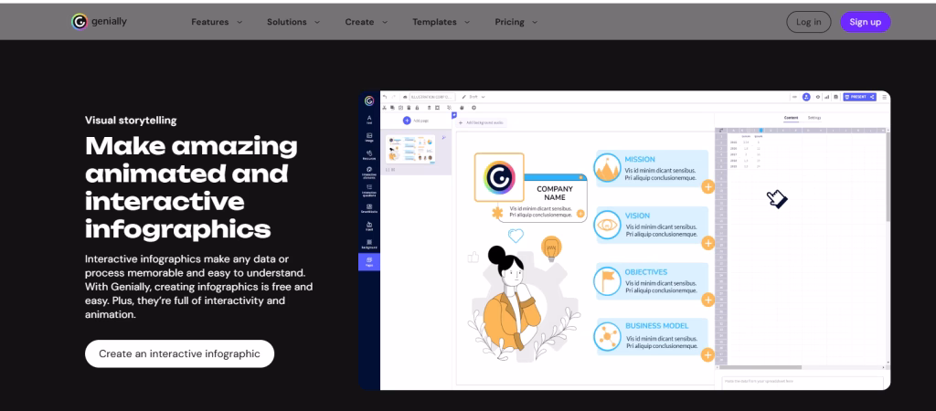 Genially Animated Infographic Maker