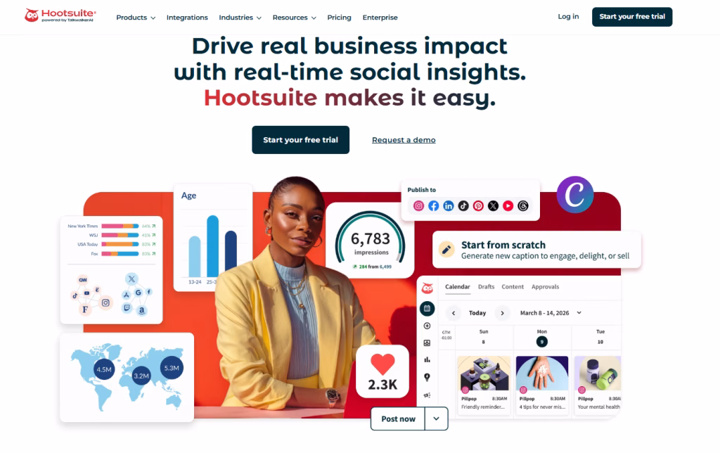 Hootsuite AI marketing tools