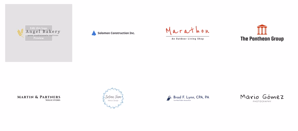 Logomaster.ai logo design samples