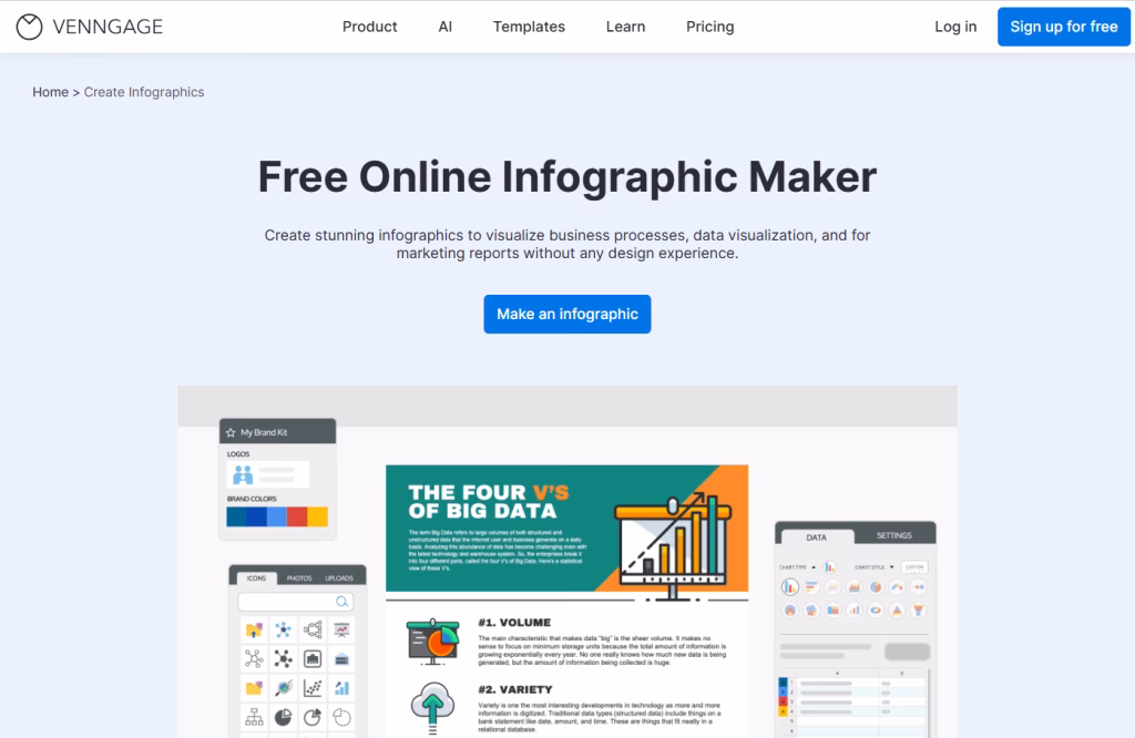 Venngage Free Infographic Maker
